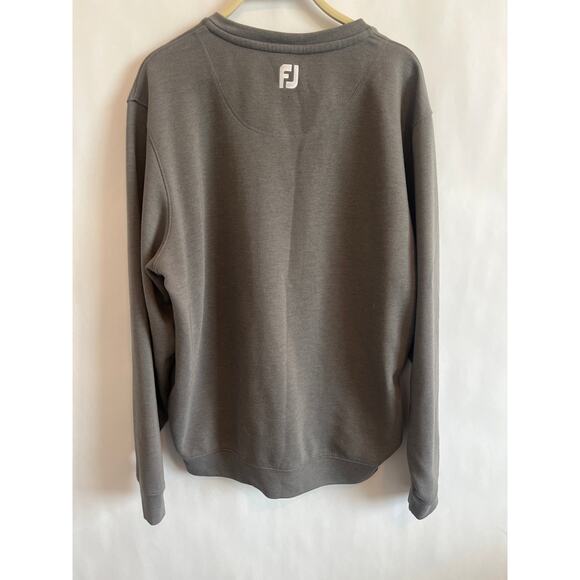 FJ FootJoy Gray V-neck
Sweatshirt Men's LARGE - Picture 5 of 10